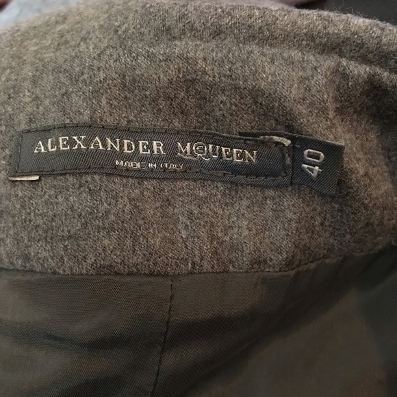 Alexander McQueen Avante garde fashion show item skirt grey size 40 $1490 - Picture 3 of 12